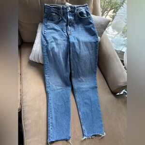 H&M Women's Straight Leg Blue Jeans